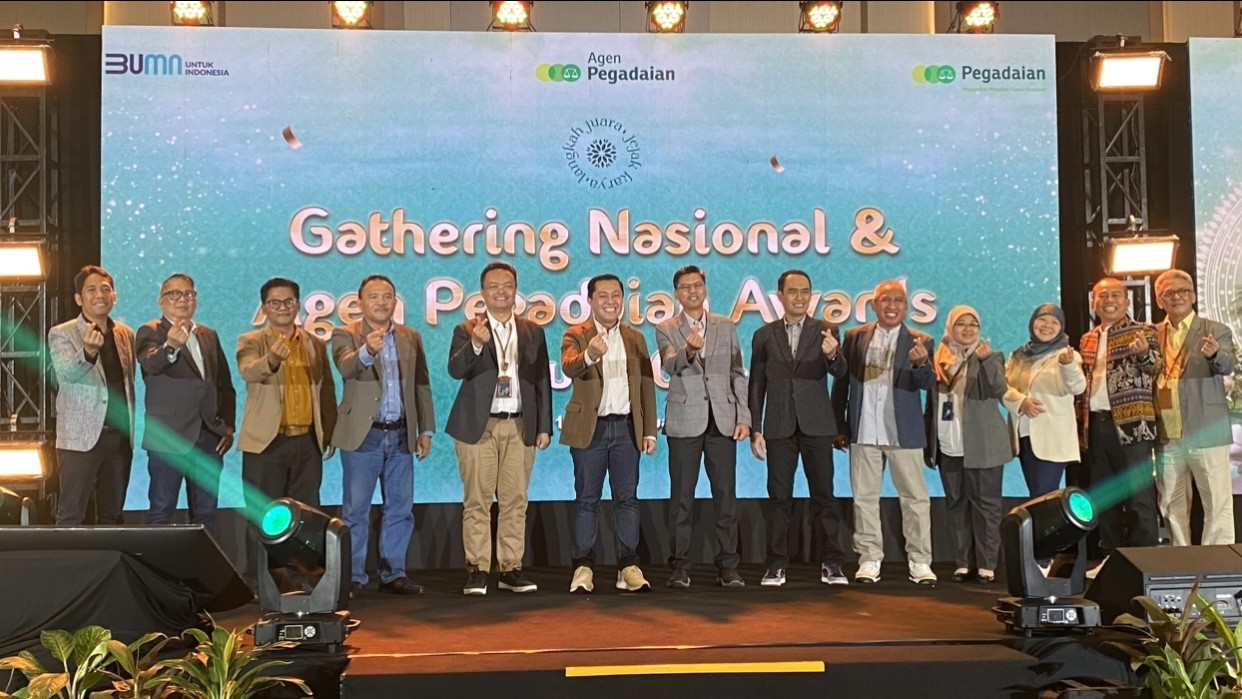 Omzet Capai Rp 7 Triliun, PT Pegadaian Beri Penghargaan untuk Agen Berprestasi se-Indonesia