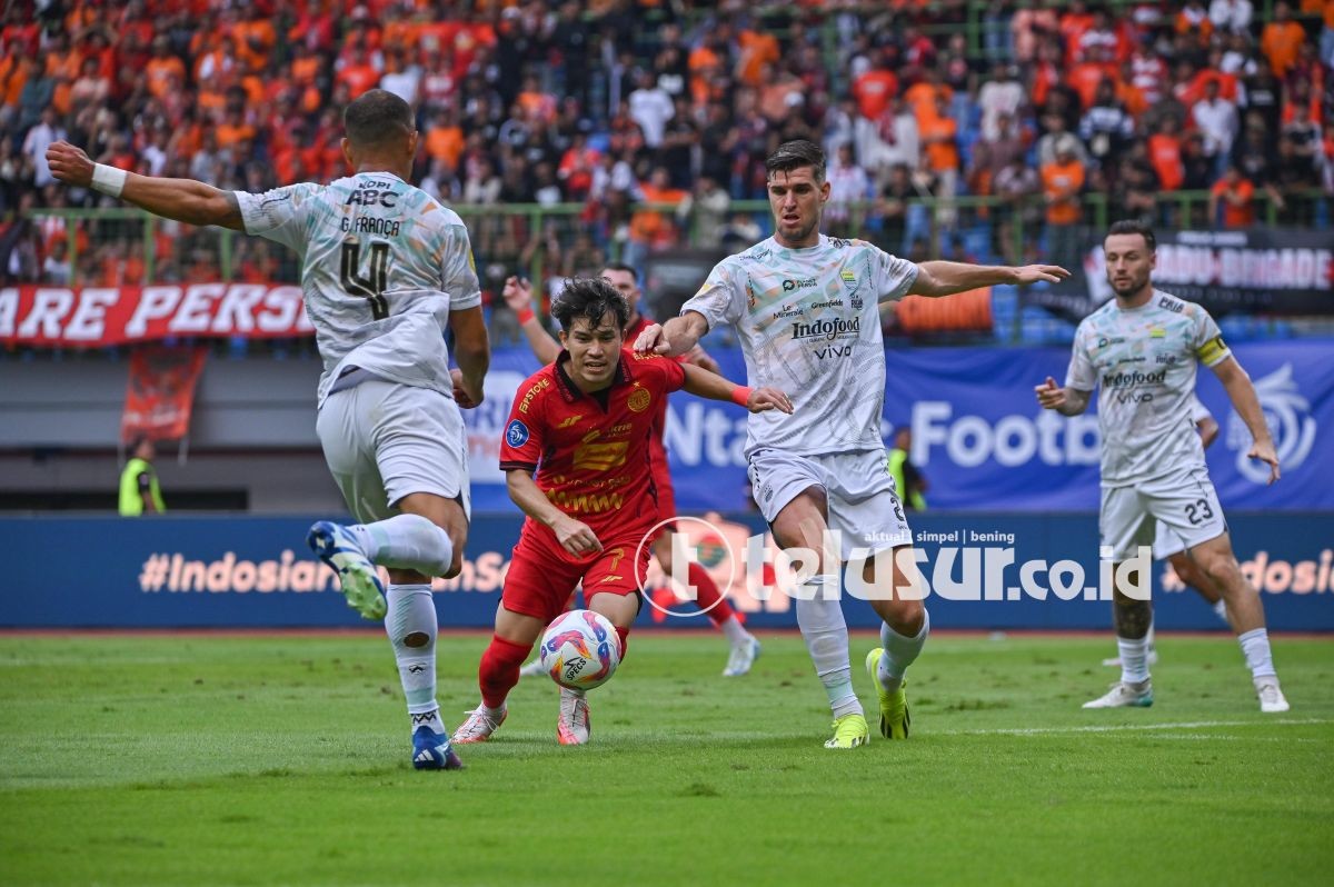 Foto: Laga Klasik Persija vs Persib Berakhir Imbang 2-2