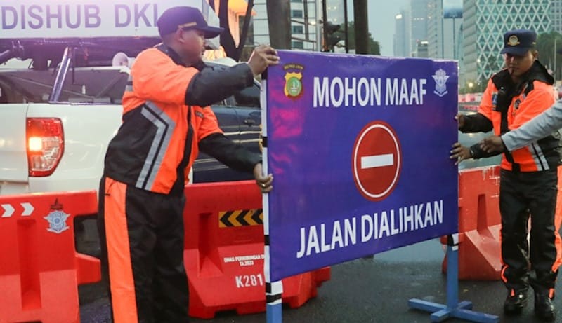 Ada Pelantikan Kepala Daerah, Dishub DKI Lakukan Rekayasa Lalin