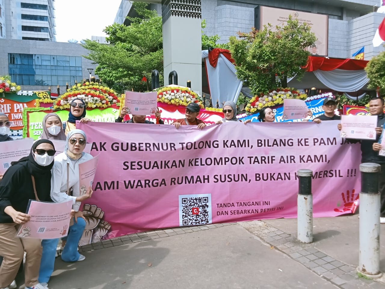 Penghuni Rusun Jakarta Protes Kenaikan Tarif Air PDAM: Kami Ini Hunian, Bukan Komersial!