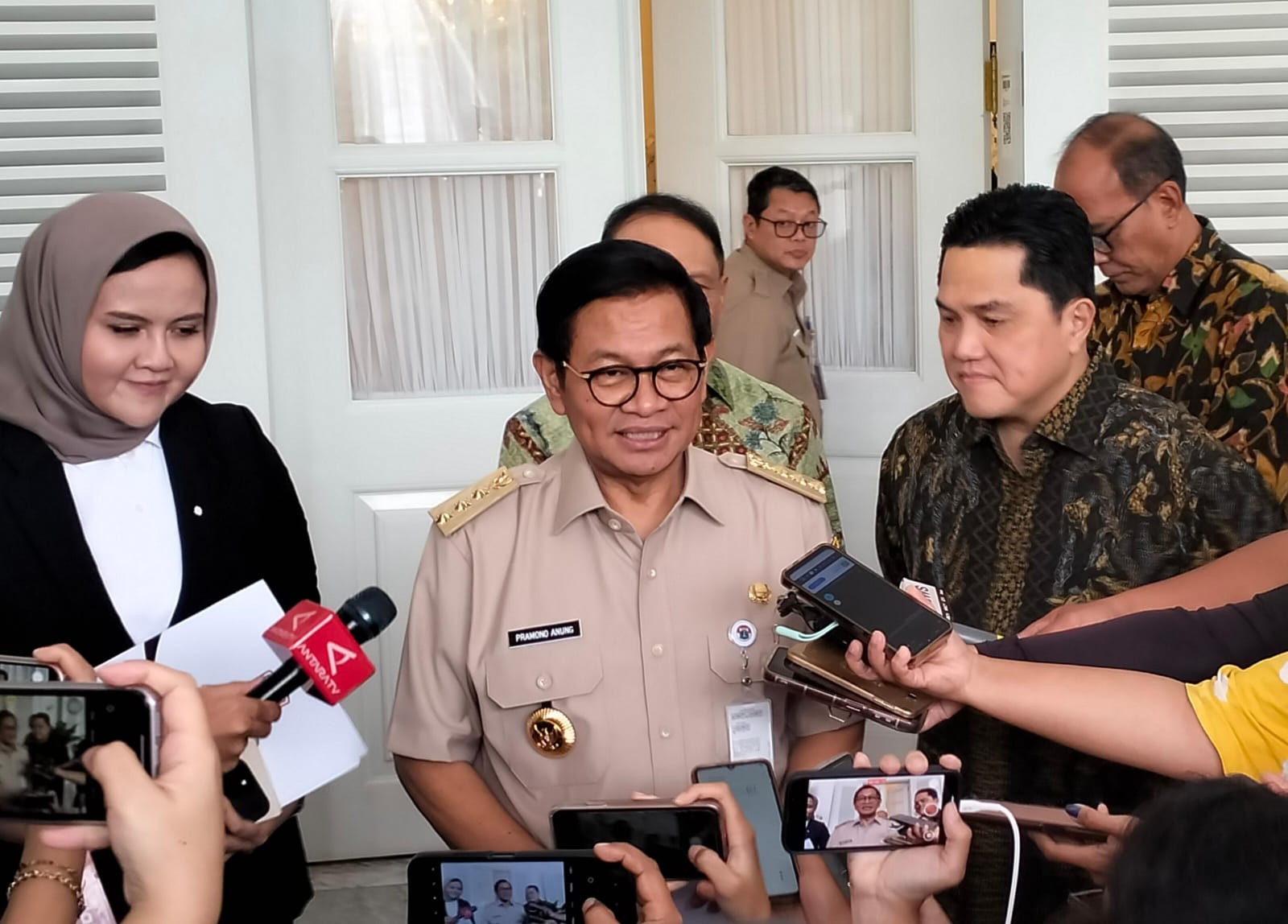 Erick Thohir Temui Pramono di Balai Kota: Bahas Pembenahan Fasilitas di JIS