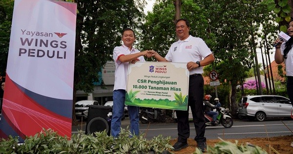 Yayasan WINGS Peduli dan Pemkot Surabaya Gelar Aksi Hijau Hadirkan 10 Ribu Tanaman 
