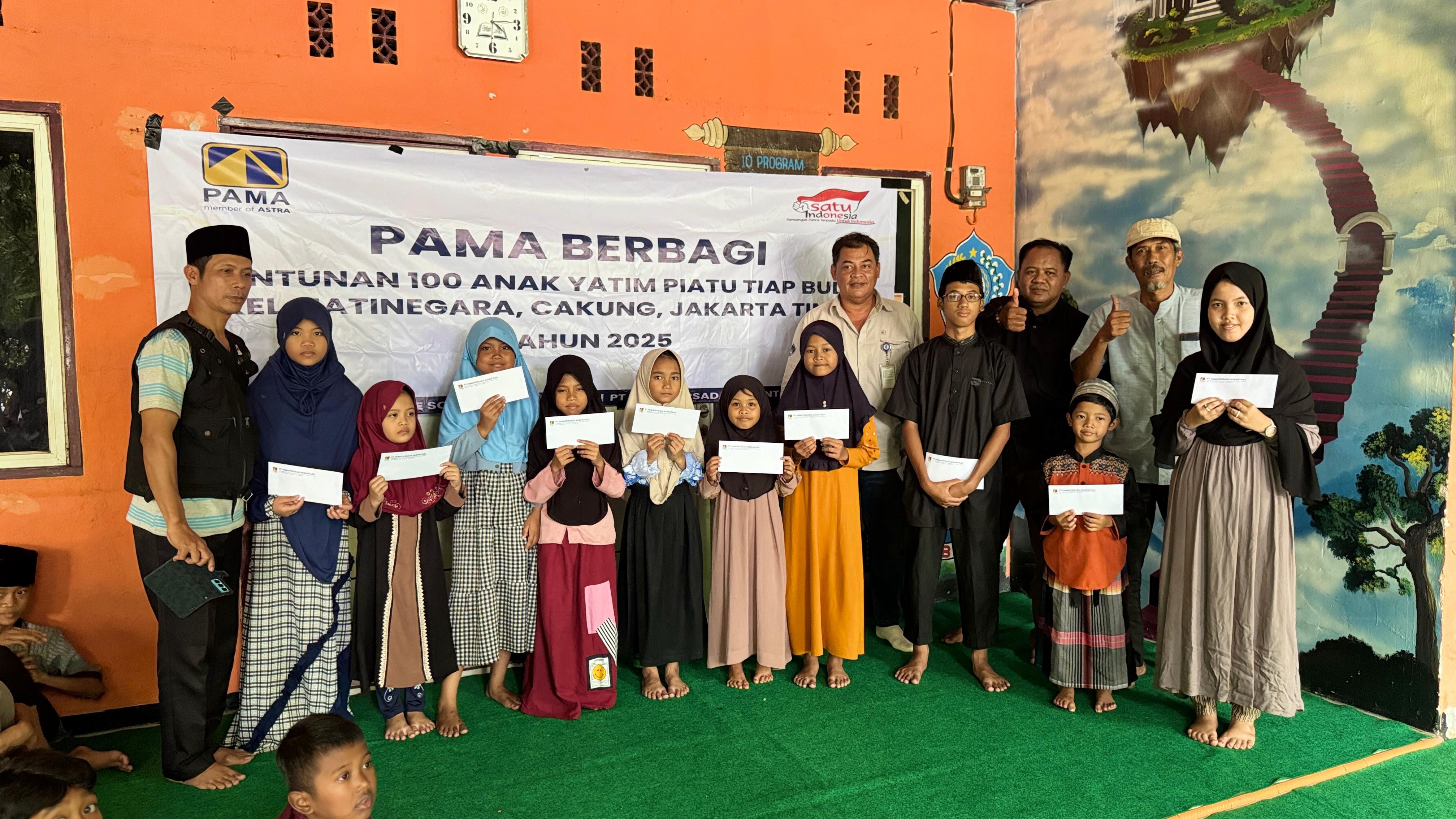Di Bulan Penuh Berkah, PAMA Gelar 2 Rangkain Santunan di Area Ring 1 Head Office