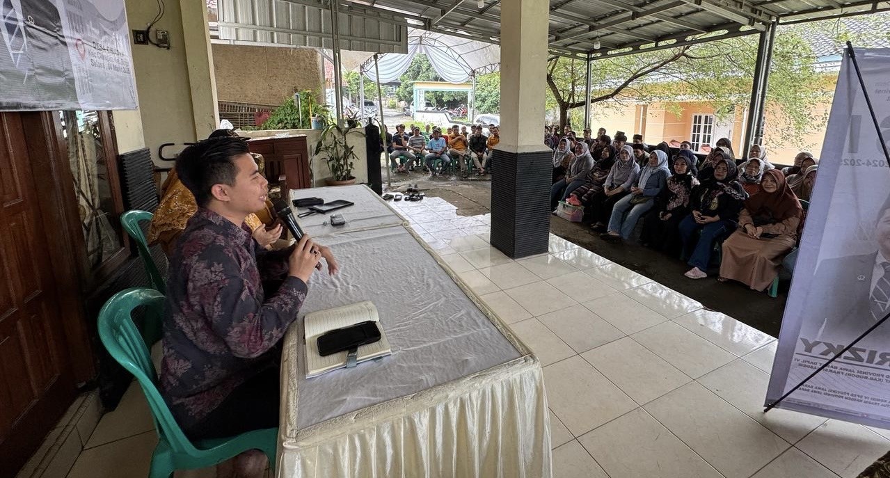 Gelar Reses II di Cibadak, M Rizky Menampung Aspirasi Masyarakat Mengenai Sanitasi dan Drainase