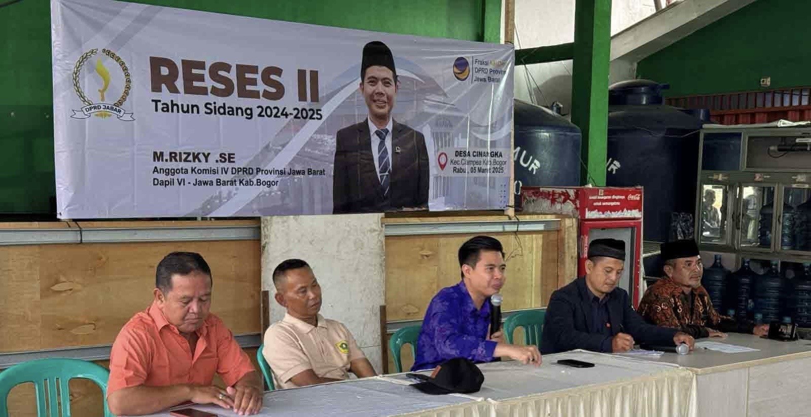 M Rizky Gelar Reses II di Kecamatan Ciampea, Tampung Aspirasi Masyarakat Terkait Perbaikan Sarana Ibadah