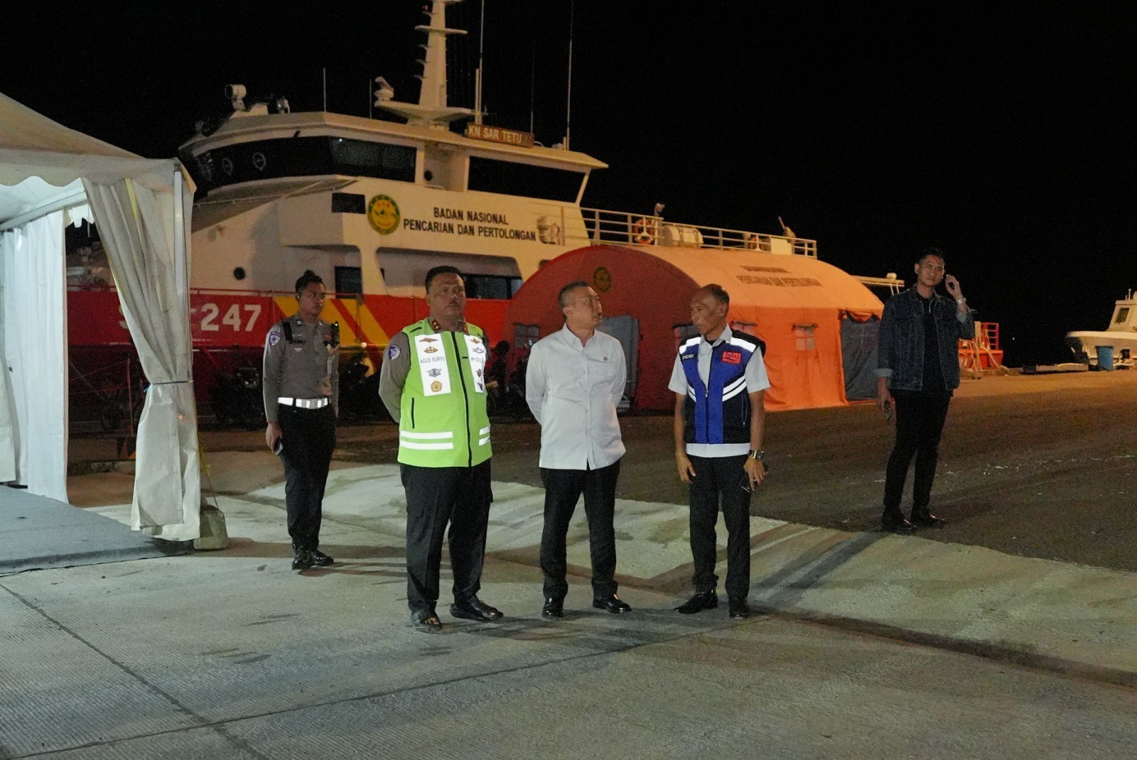 Tinjau Jalur Pelabuhan Merak, Kakorlantas dan Menhub Optimis Mudik Lancar