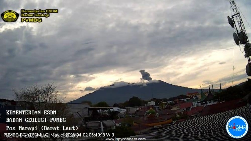 Gunung Marapi Sumbar Erupsi Lagi, Masyarakat Diminta Tetap Tenang