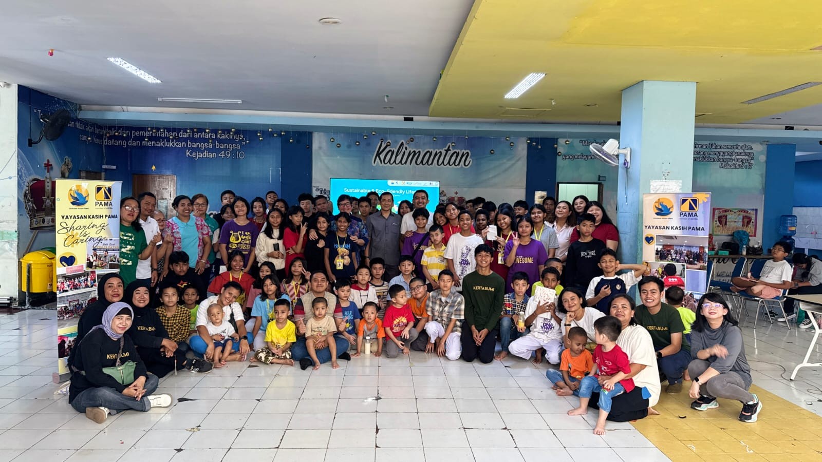 Sambut Hari Raya Paskah, PAMA Gelar Baksos dan Workshop Lingkungan di Dua Panti Asuhan