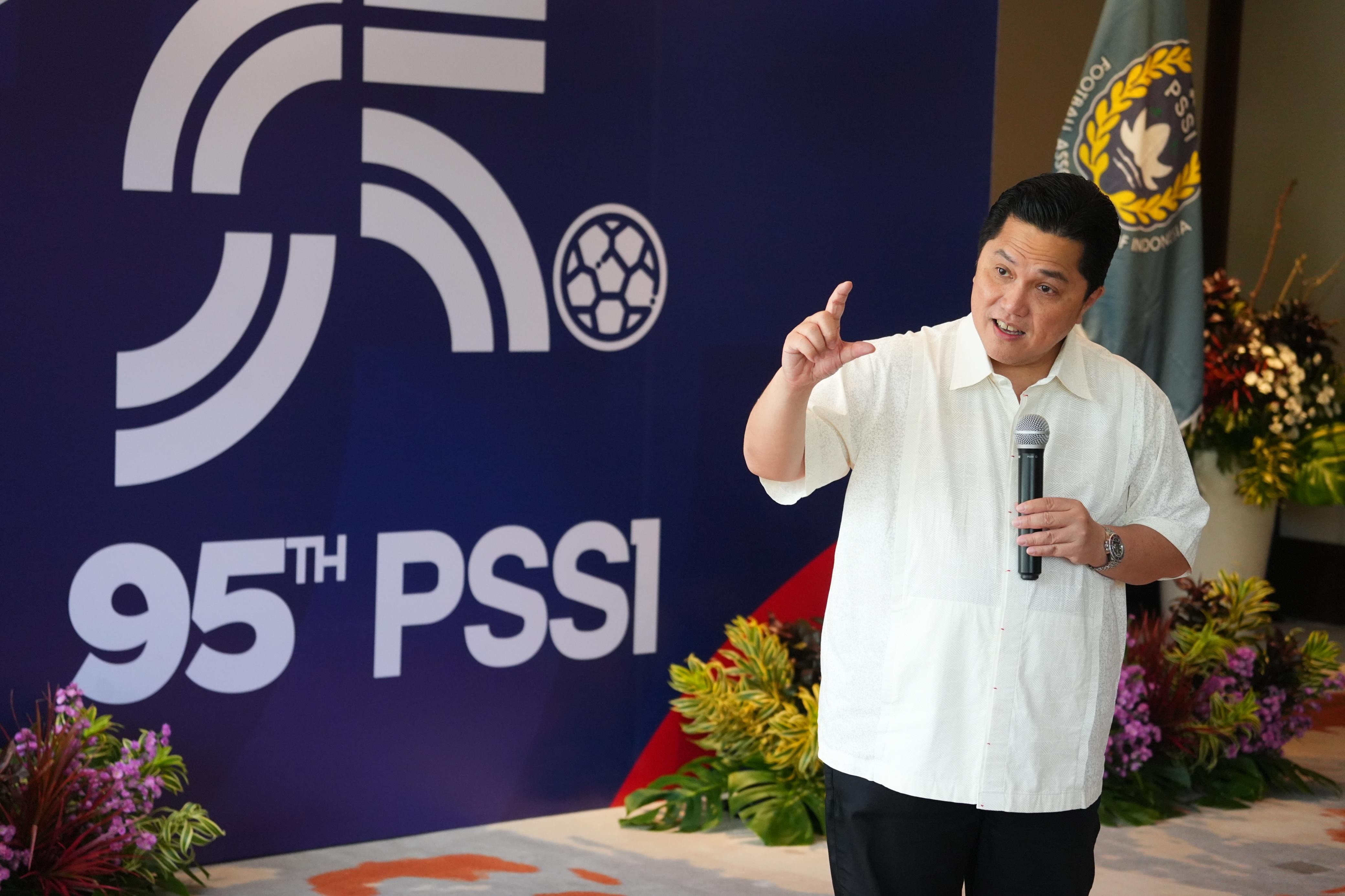 Rayakan Hari Jadi PSSI ke-95, Erick Thohir Ajak Cetak Sejarah Baru Sepak Bola Indonesia
