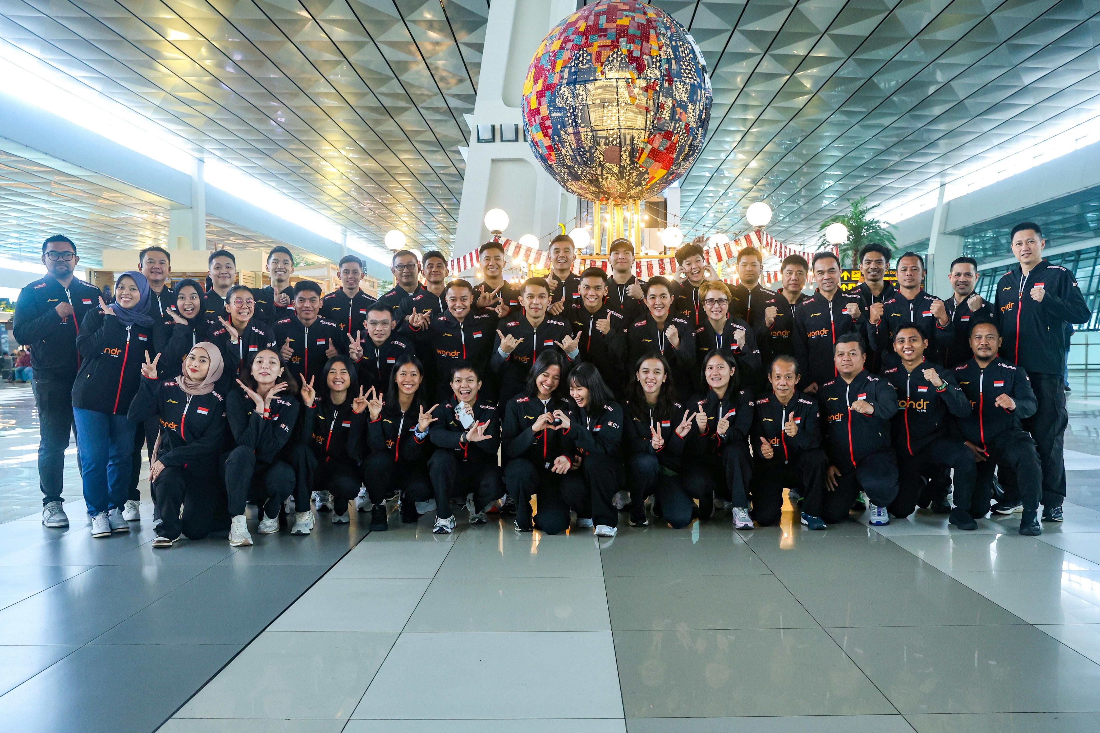 Jelang Piala Sudirman 2025, Tim Indonesia Terbang Ke Xiamen