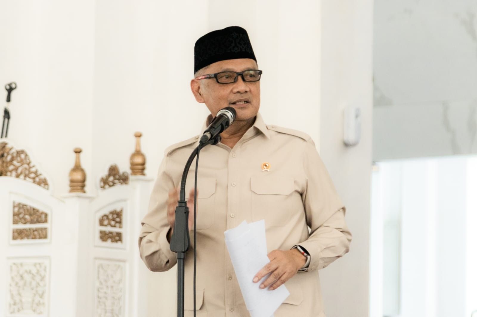 Usai Lantik PPIH, Kepala BP Haji Awasi Meal Test Jemaah Haji