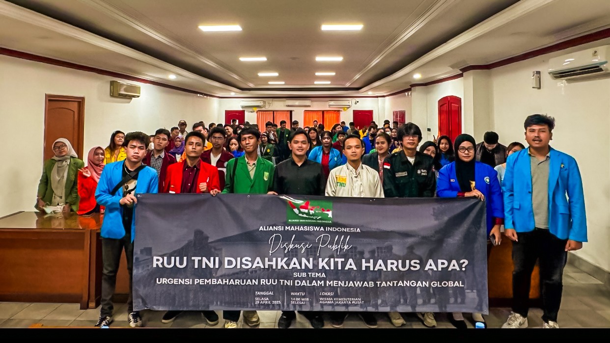 Aliansi Mahasiswa Indonesia Soal RUU TNI: Momentum Strategis Menjawab Tantangan Global
