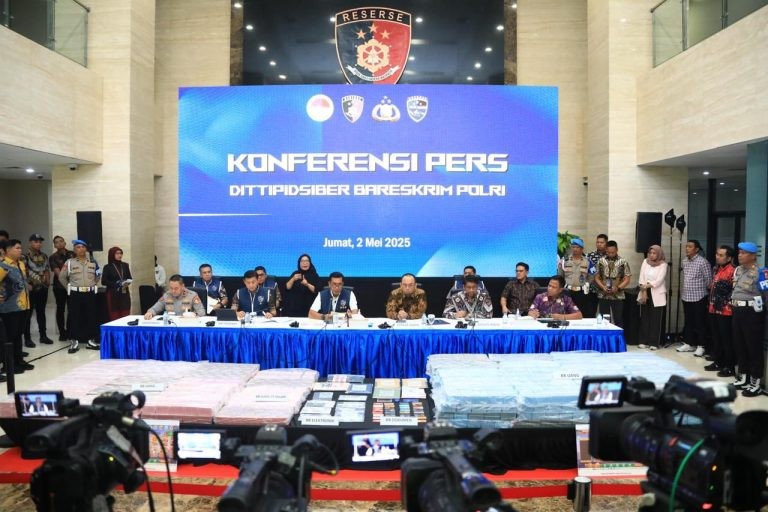 Bongkar Jaringan Judi Online Internasional, Polri Sita Uang Rp75 Miliar