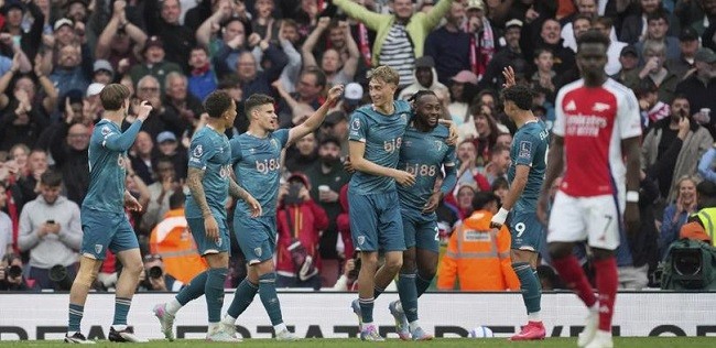 Arsenal Tumbang di Kandang, Bournemouth Balikkan Keadaan dan Menang 2-1