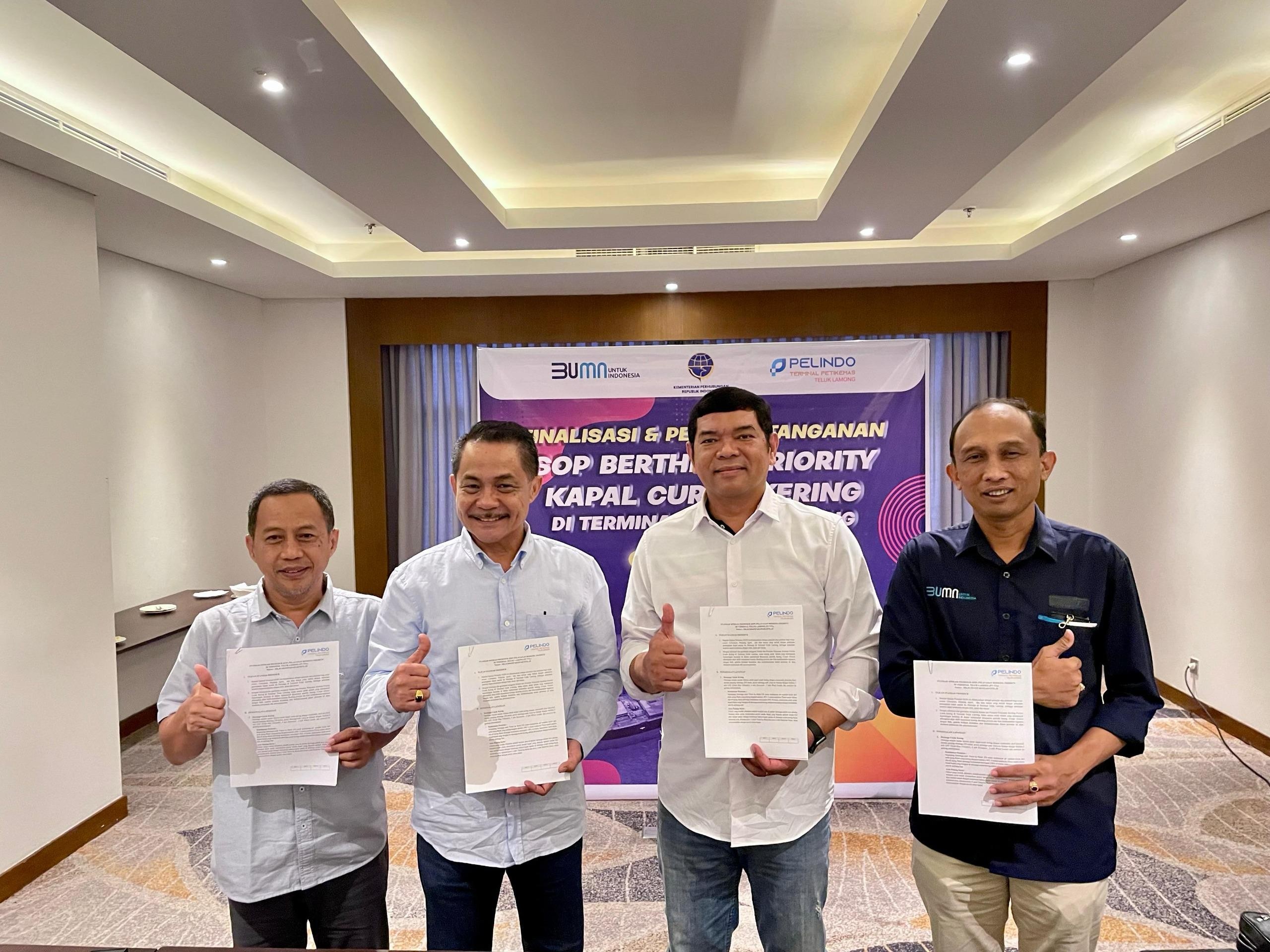 Terobosan Untuk Tingkatkan Layanan, Terminal Teluk Lamong Luncurkan System Berthing Priority