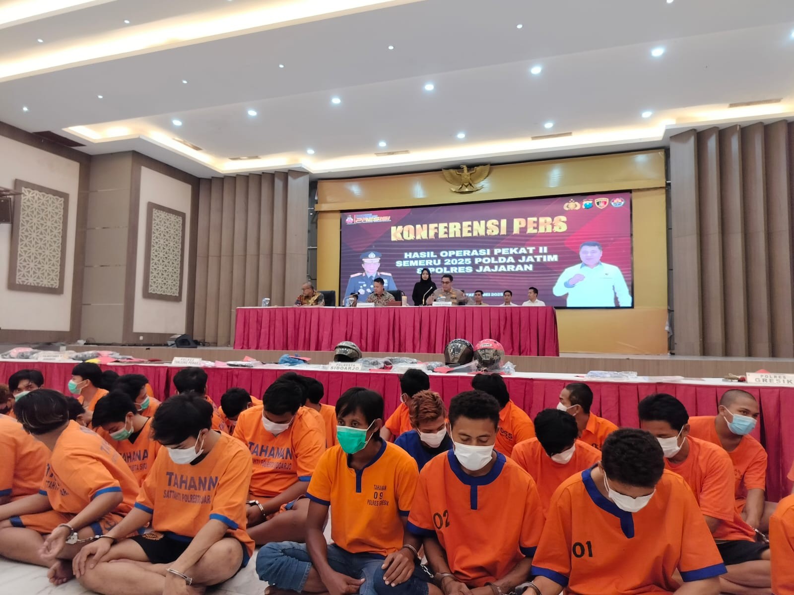 Operasi Pekat Semeru II 2025 Polda Jatim, Ini Hasil Pencapaiannya