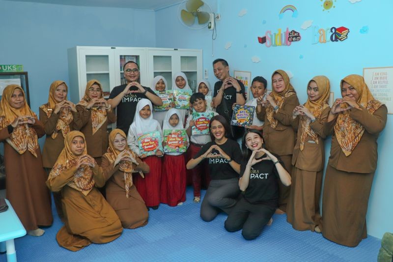 MORAZEN Surabaya Hadirkan Sudut Baca di Sekolah Dasar Ahmad Yani Untuk Mendorong Budaya Literasi Sejak Dini