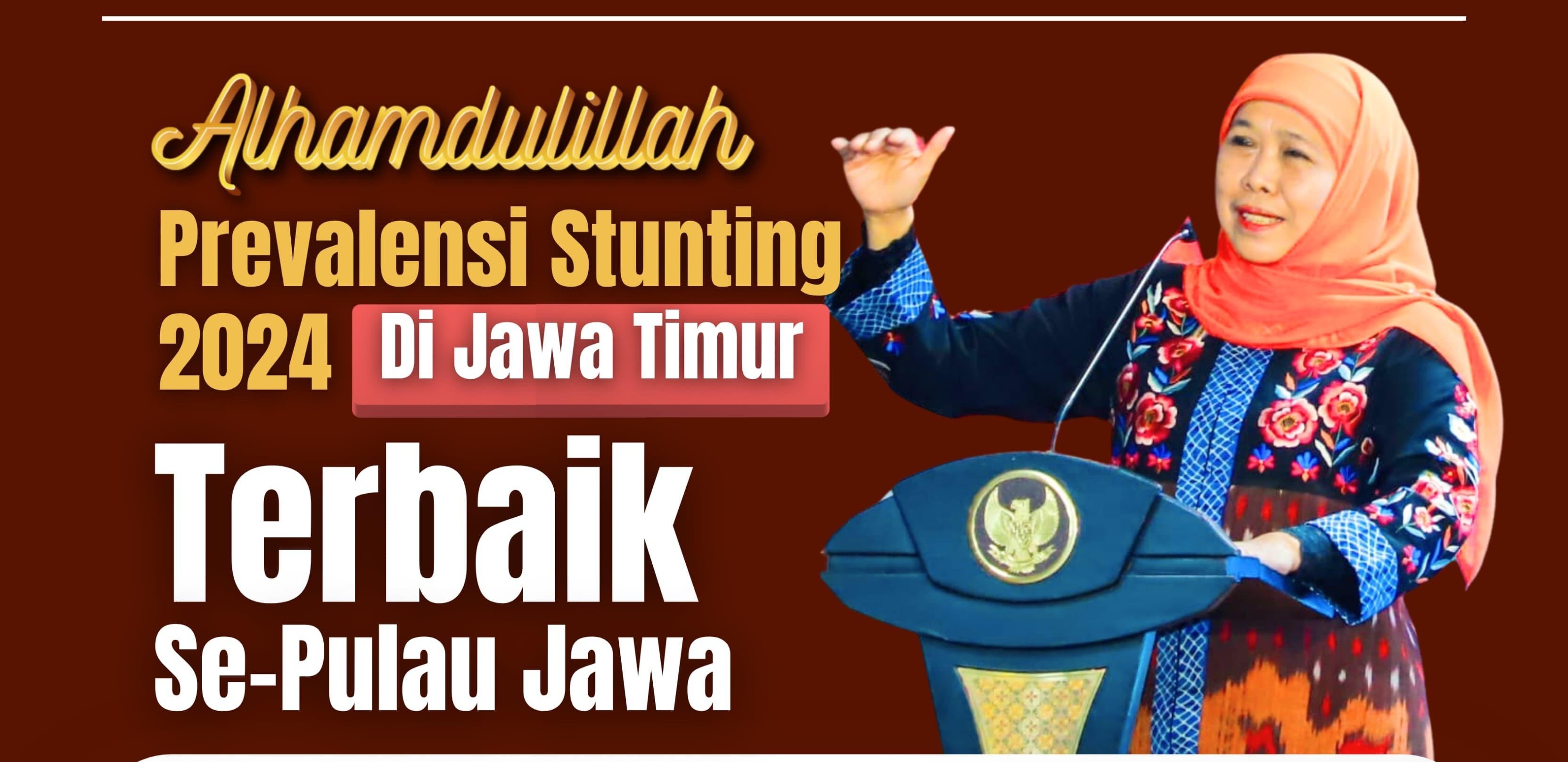 Prevalensi Stunting Jatim Terbaik Pertama di Pulau Jawa, Gubernur Khofifah: Komitmen Wujudkan Zero Stunting