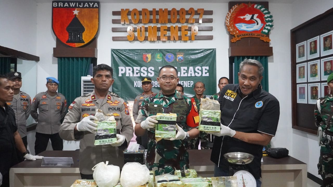Terungkap, Bungkusan 35 Kg di Masalembu Positif Sabu