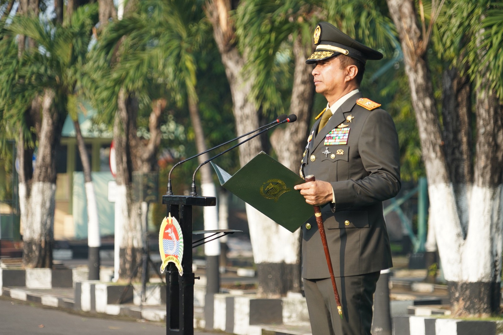 Upacara Peringatan Hari Lahir Pancasila di Korem 084/Bhaskara Jaya