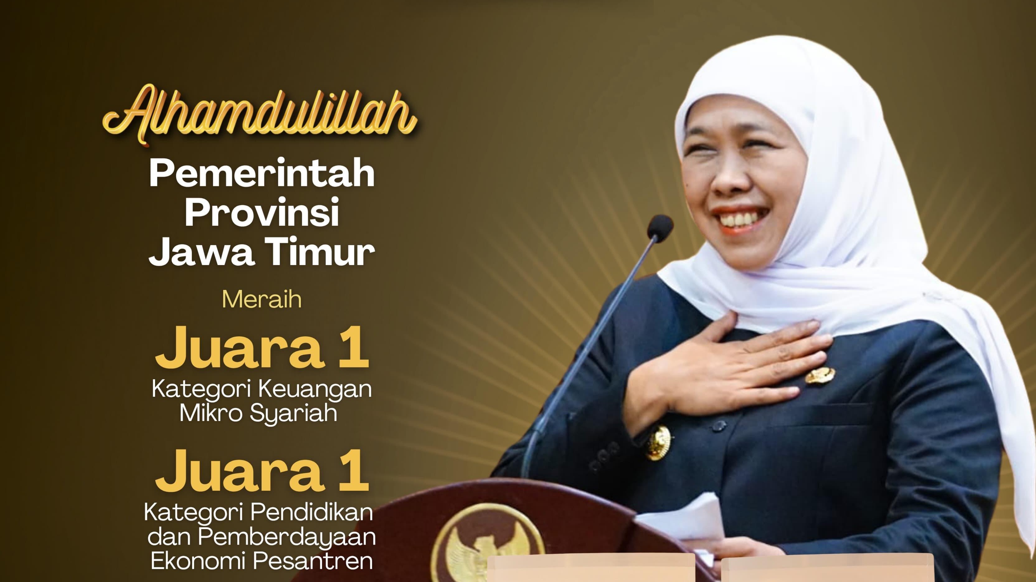 Borong 10 Penghargaan Anugerah Adinata Syariah 2025, Gubernur Khofifah Komitmen Perkuat Pondasi Ekonomi Syariah di Jatim