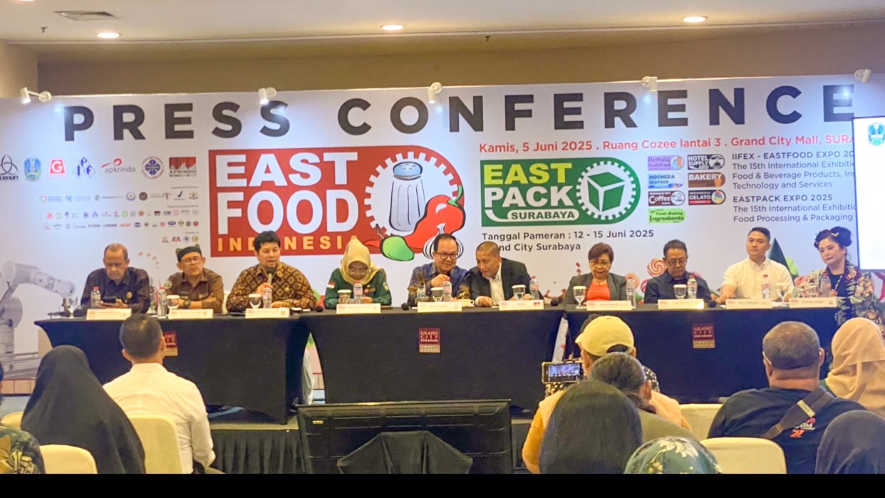 EastFood (IIFEX) & EastPack Surabaya, Pameran Mamin dan Teknologi Pangan Berskala Internasional