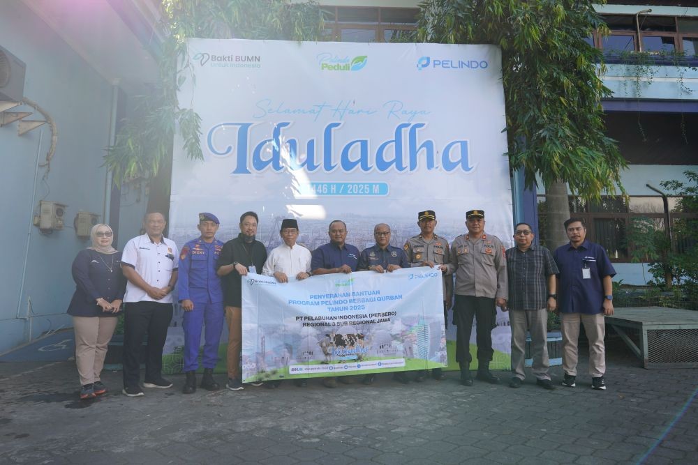 Tebar Kebahagiaan, Pelindo Regional 3 Sub Regional Jawa Salurkan Hewan Qurban Pada Idul Adha 1446 H / 2025