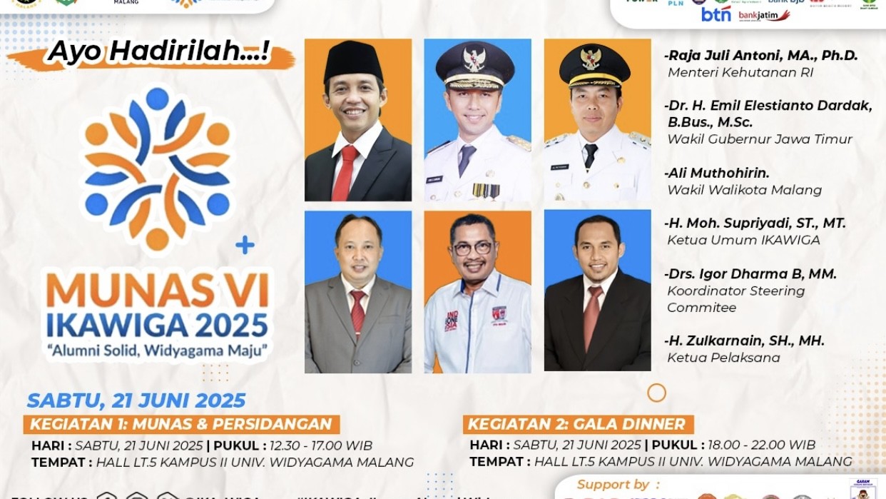 Munas IKAWIGA ke-VI, Hadirkan Menteri Kehutanan RI dan Alumni Seluruh Indonesia