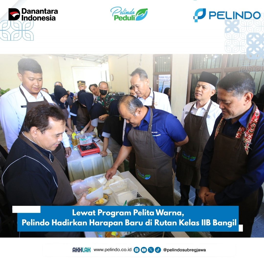 Pelindo Regional 3 Luncurkan Program “Pelita Warna” di Rutan Bangil : Bekali Warga Binaan dengan Keterampilan Siap Pakai