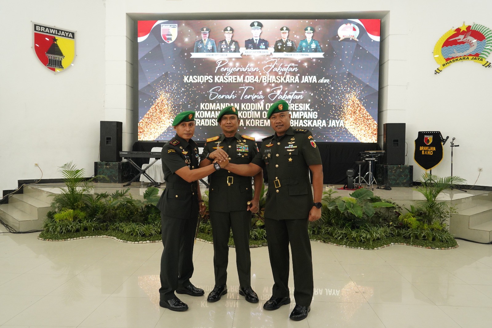 Estafet Kepemimpinan di Korem 084/Bhaskara Jaya: Tiga Jabatan Strategis Resmi Berganti Tangan
