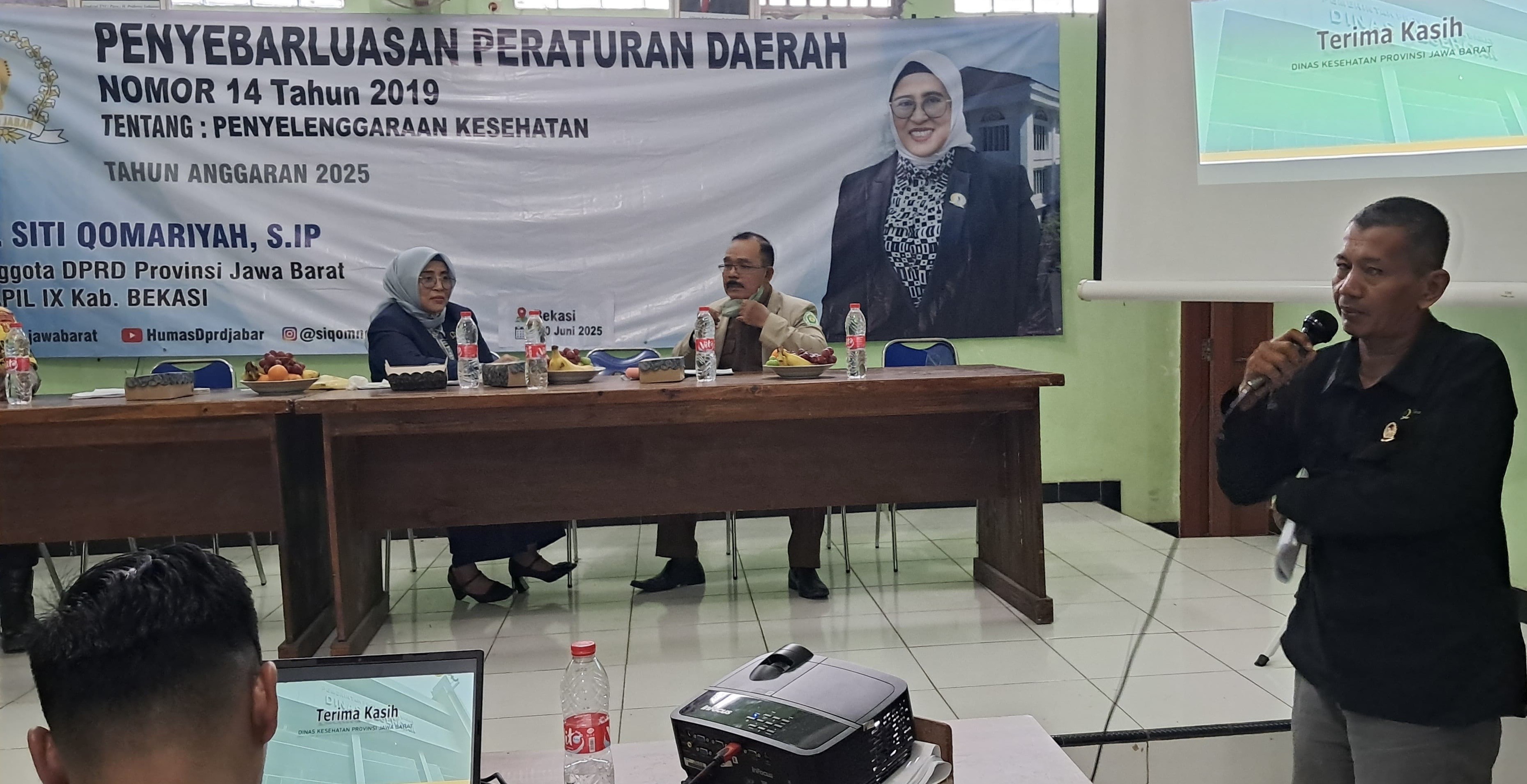 Siqom Sosialisasikan Perda Kesehatan, Tegaskan Komitmen Negara Hadir untuk Rakyat