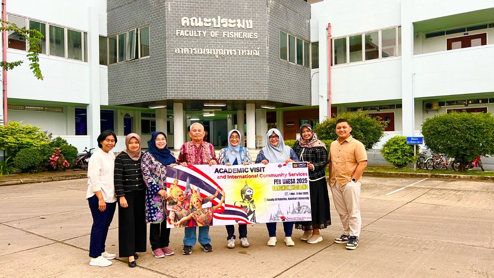Dosen Unesa Beri Pendampingan Literasi Keuangan bagi PERMITHA di Kasetsart University, Thailand