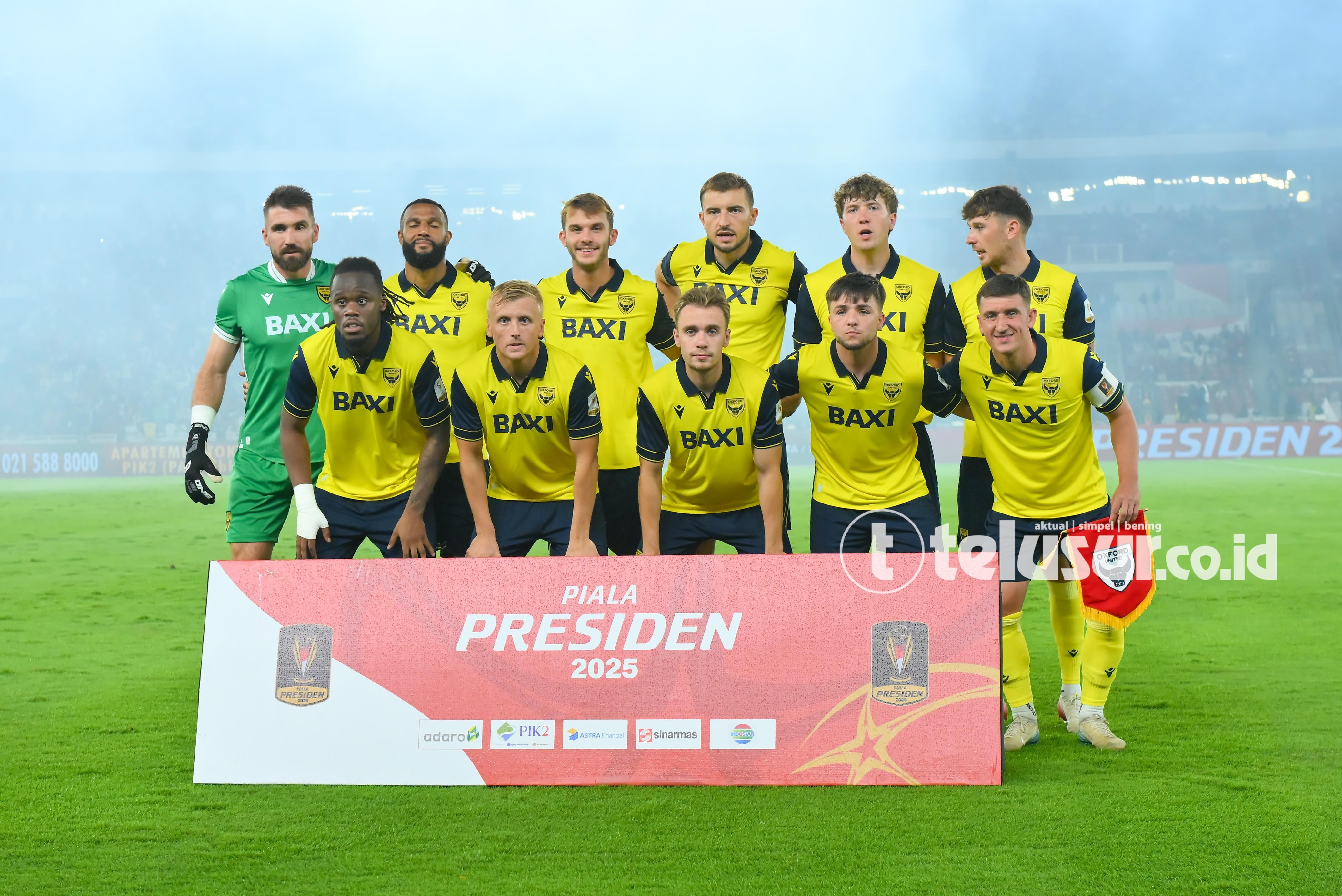 Oxford United Lolos ke Final Piala Presiden 2025 usai Benamkan Arema FC