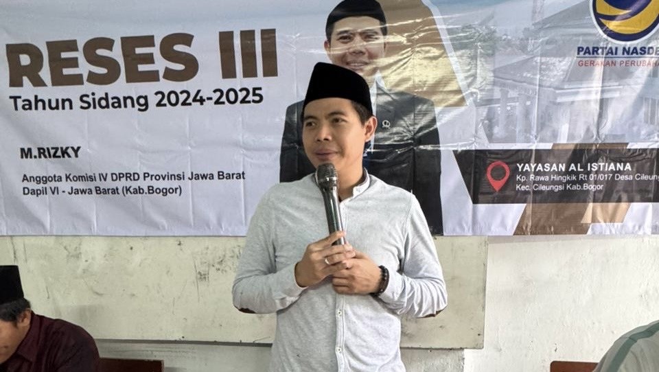 Hadir di Cileungsi, M Rizky Serap Aspirasi Warga soal Infrastruktur