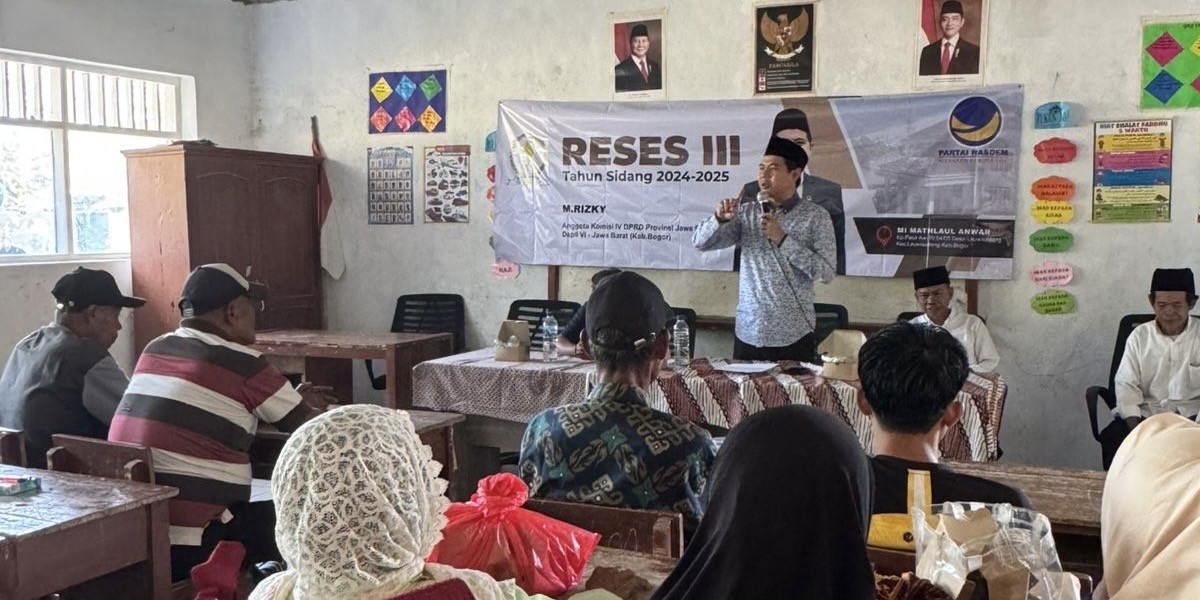 Kehadiran M Rizky di Leuwisadeng Untuk Menyerap Aspirasi Masyarakat