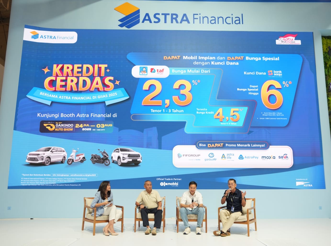 Solusi Finansial dan Kemudahan Trade-In Mobil Bekas Kolaborasi Astra Financial dan OLXmobbi di GIIAS 2025