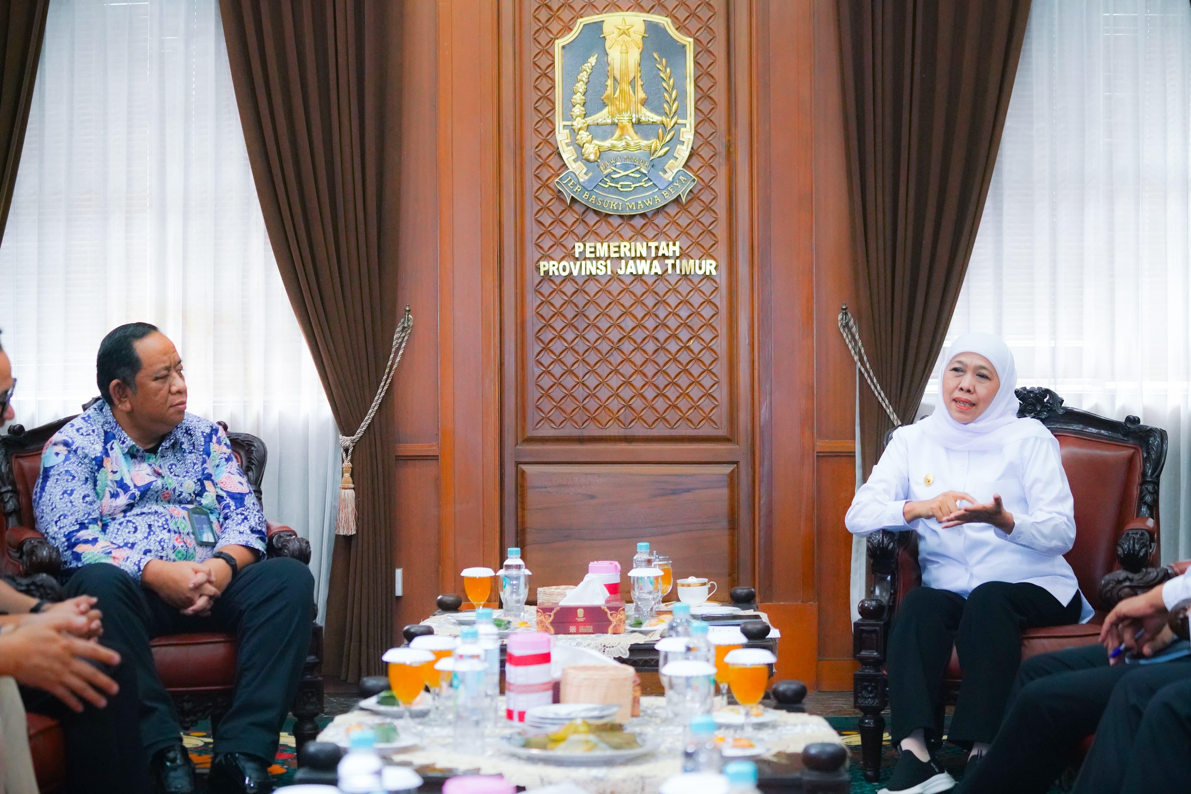 Gubernur Khofifah Koordinasi Dengan Pertamina Pastikan Distribusi dan Stok BBM di Jember Aman