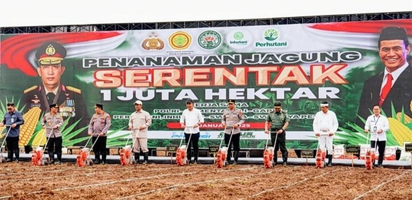 Haidar Alwi: Polri Berperan Strategis Wujudkan Swasembada Jagung Nasional