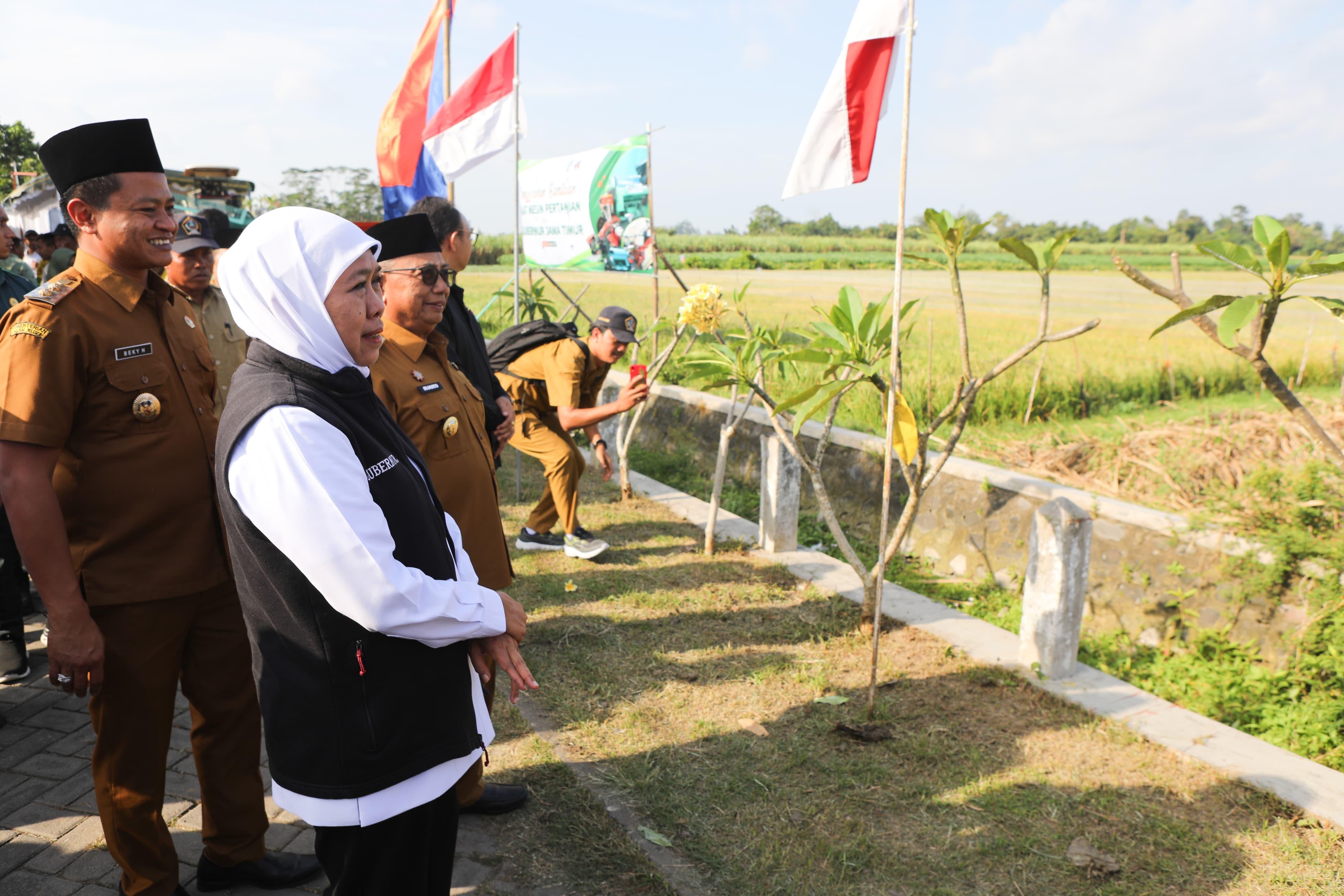 Gubernur Khofifah Serahkan 39 Unit Alsintan untuk Kelompok Tani di Blitar dan Tulungagung