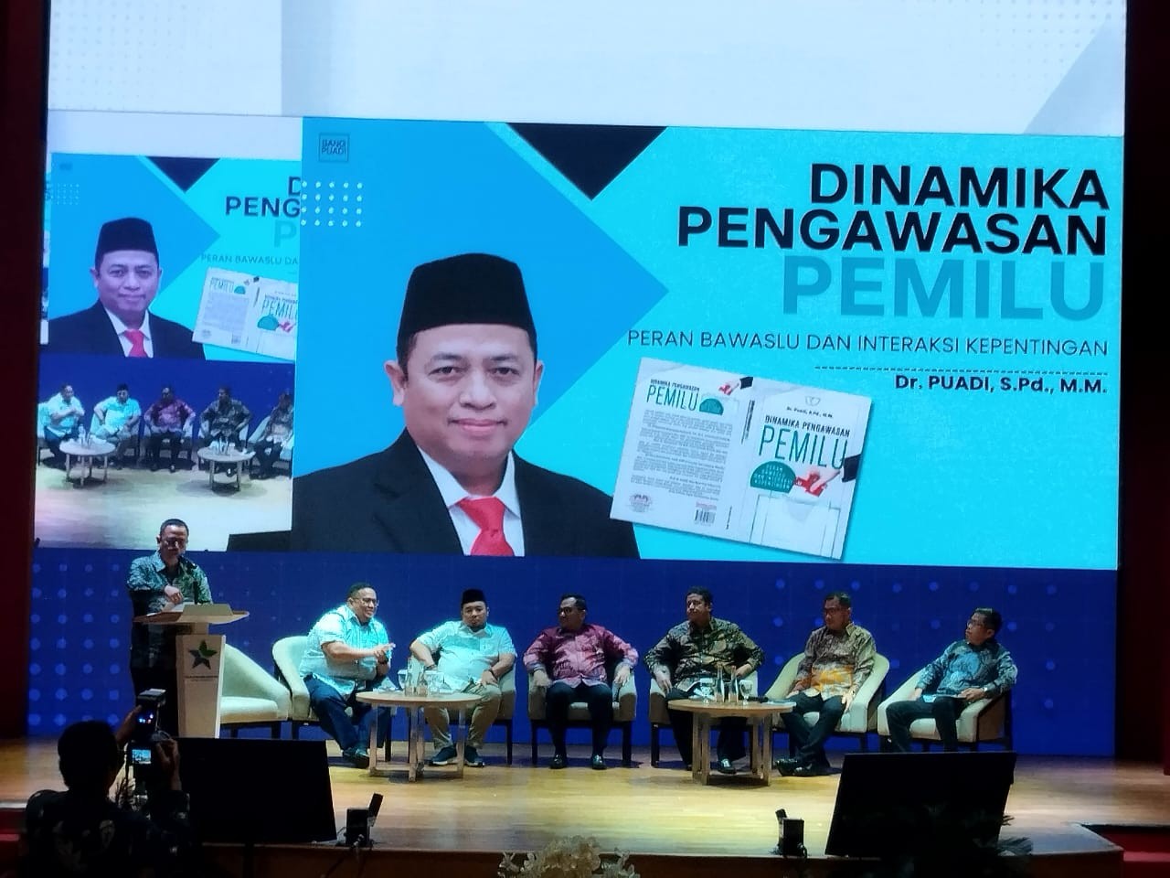 Luncurkan Buku Dinamika Pengawasan Pemilu, Puadi: Bawaslu Penentu Arah Demokrasi
