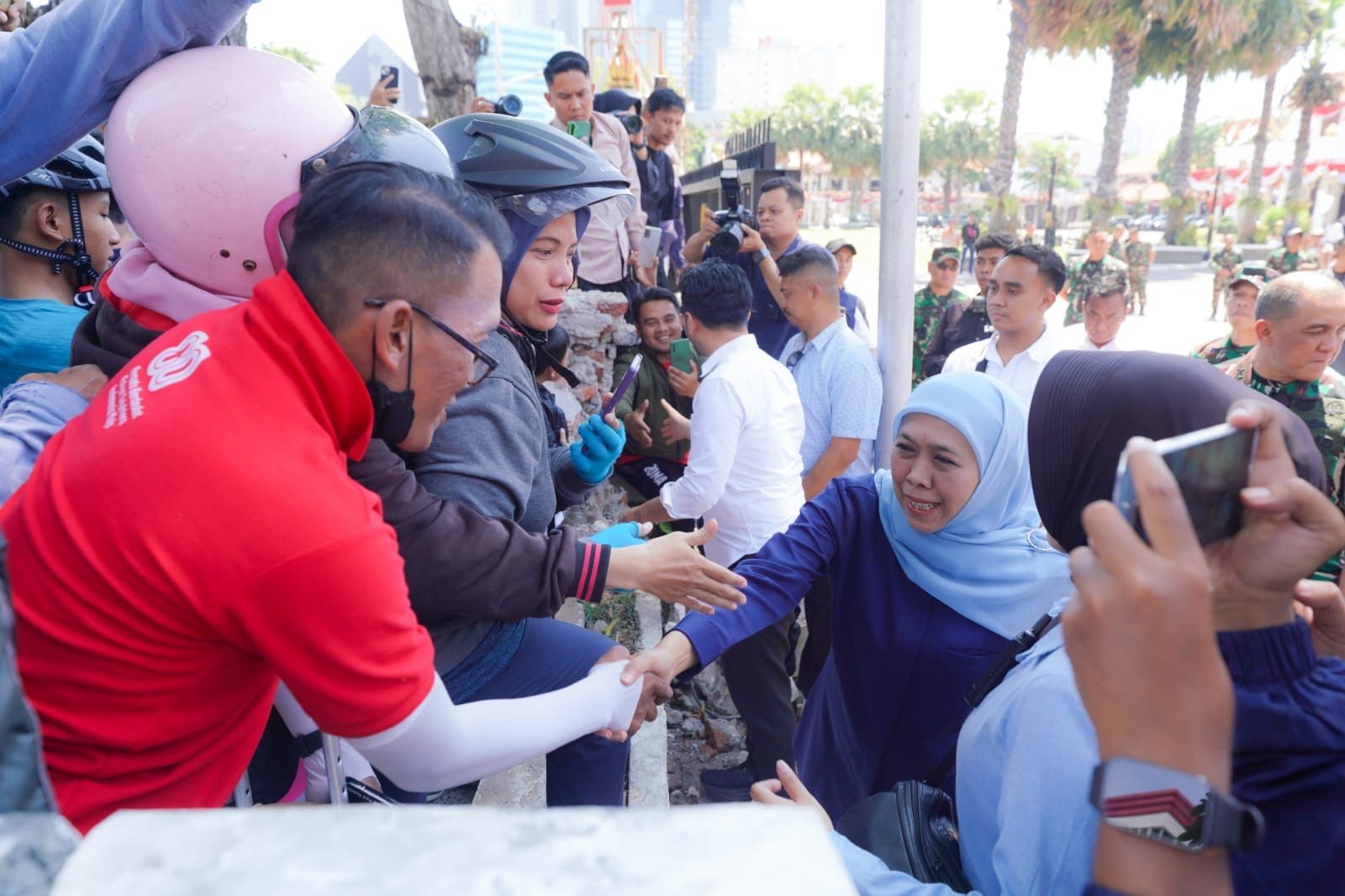Gubernur Khofifah Ajak Warga Jaga Kondusivitas Jatim Pasca Kericuhan di Grahadi