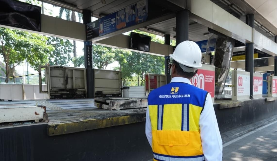 Pemulihan Fasum Rusak Pasca Demo Ditargetkan Rampung 6 Bulan