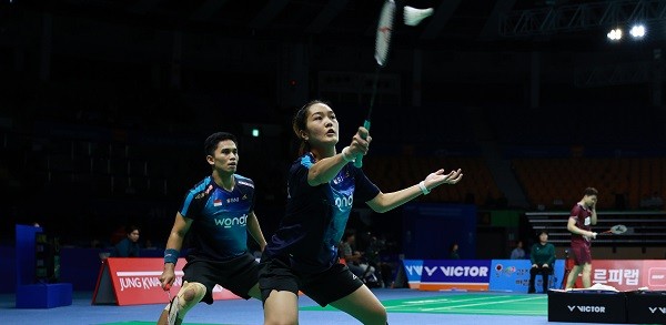 Amri/Nita Singkirkan Unggulan Jepang dan Melaju ke Perempat Final Korea Open 2025