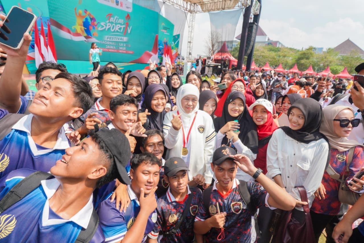 Jatim Sportiv Festival Pecahkan Rekor MURI di Haornas XLII 2025
