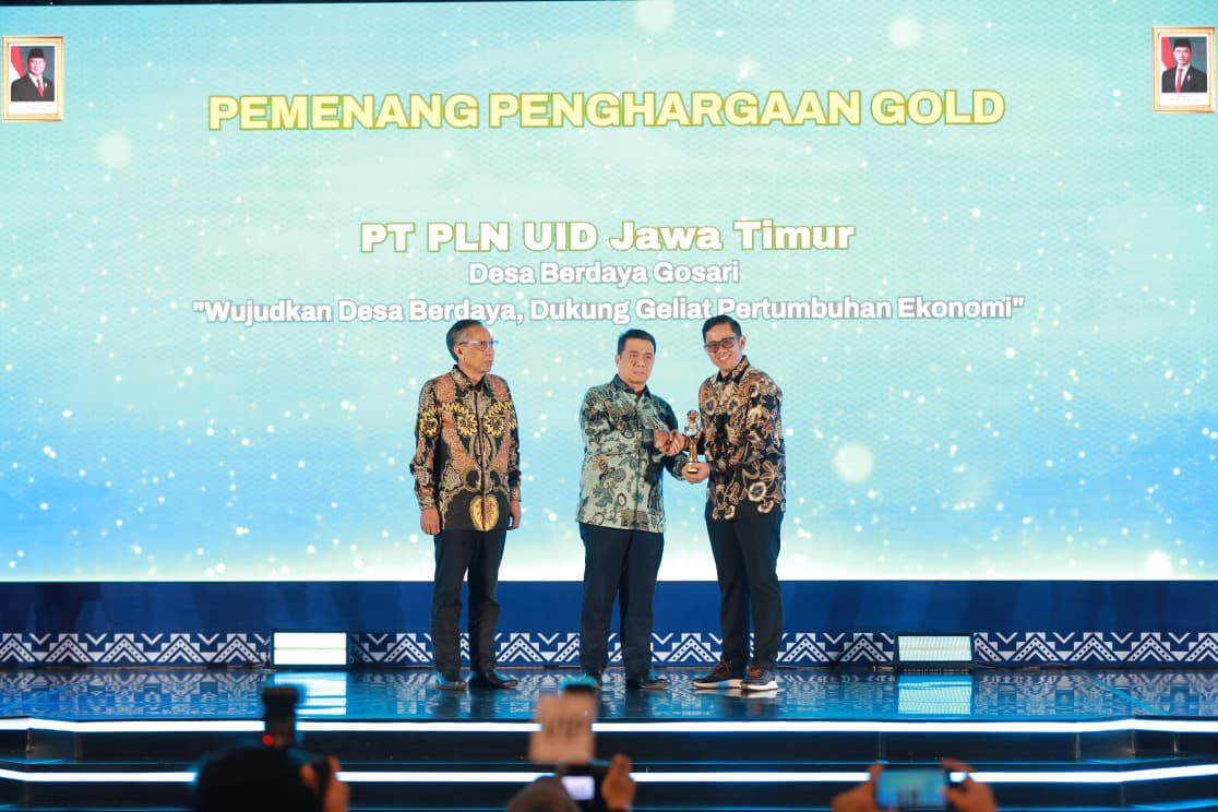 PLN UID Jawa Timur Raih Penghargaan Gold CSR & Pengembangan Desa Berkelanjutan Awards 2025