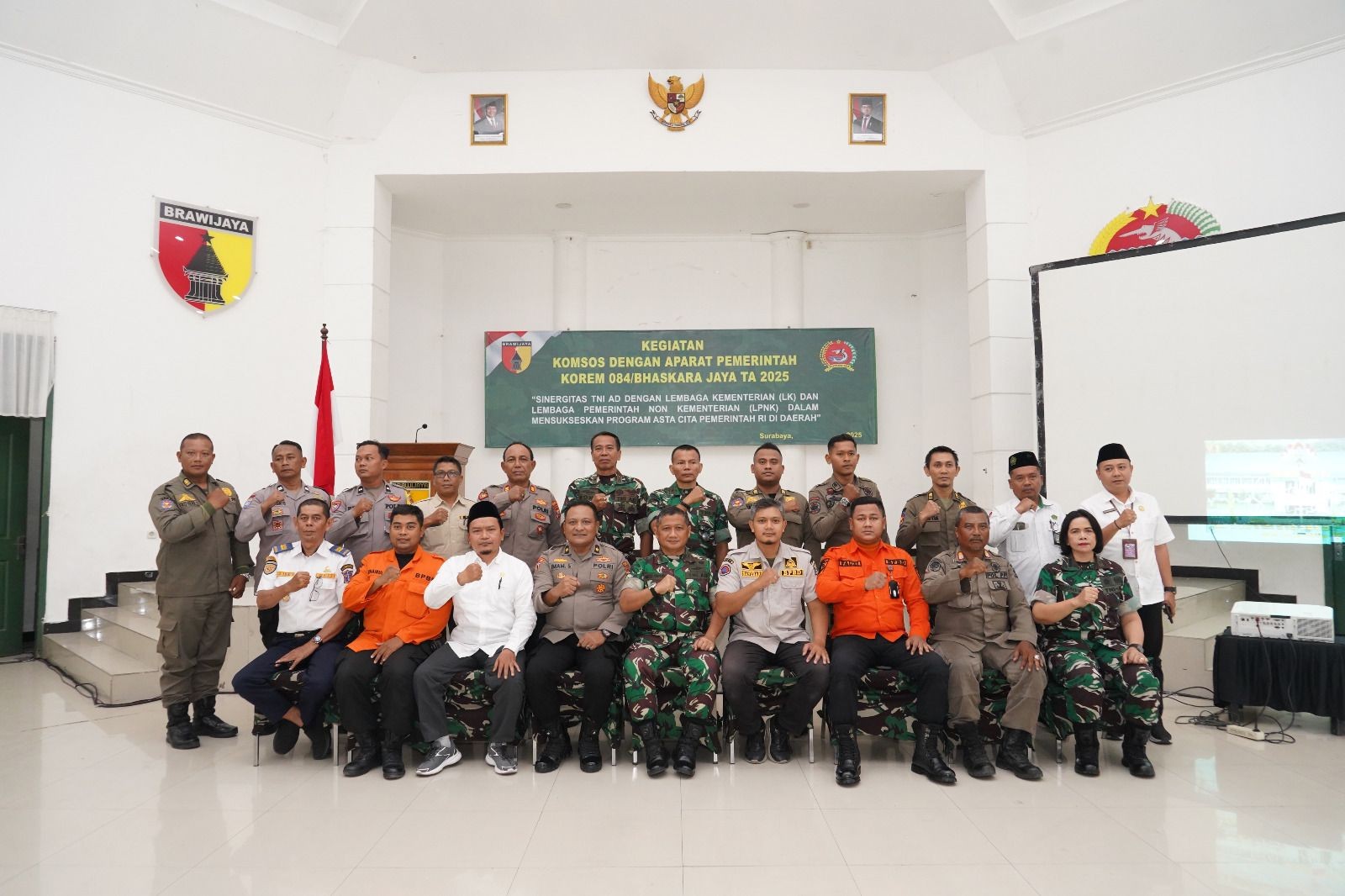 Korem 084/BJ bersama Appem Perkuat Sinergitas, Sukseskan Program Asta Cita Pemerintah