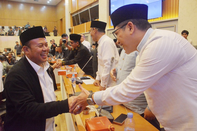 Wakil Ketua DPR RI Cucun Ahmad Syamsurijal Lakukan Pertemuan dengan Alumni Santri Lirboyo , Pimpinan Trasns 7 dan  Dirjen Komdigi dan KPI