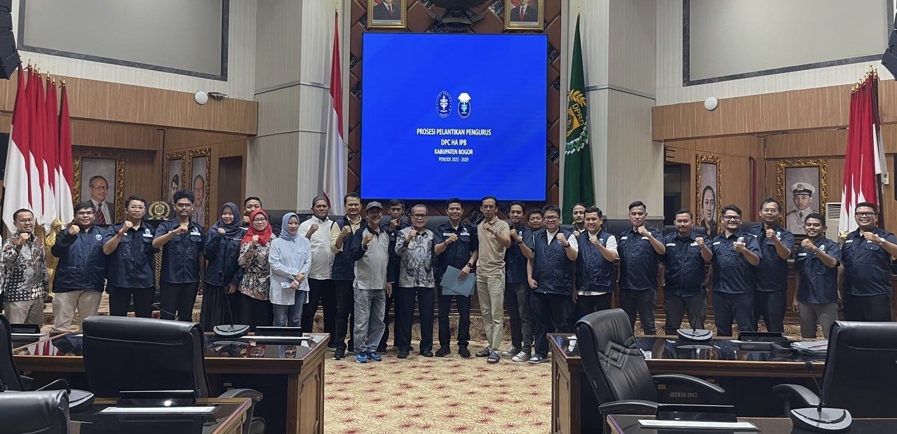 Dilantik Sebagai Ketua DPC HA IPB Kabupaten Bogor, M Rizky Siap Mengabdi Untuk Masyarakat dan Almamater