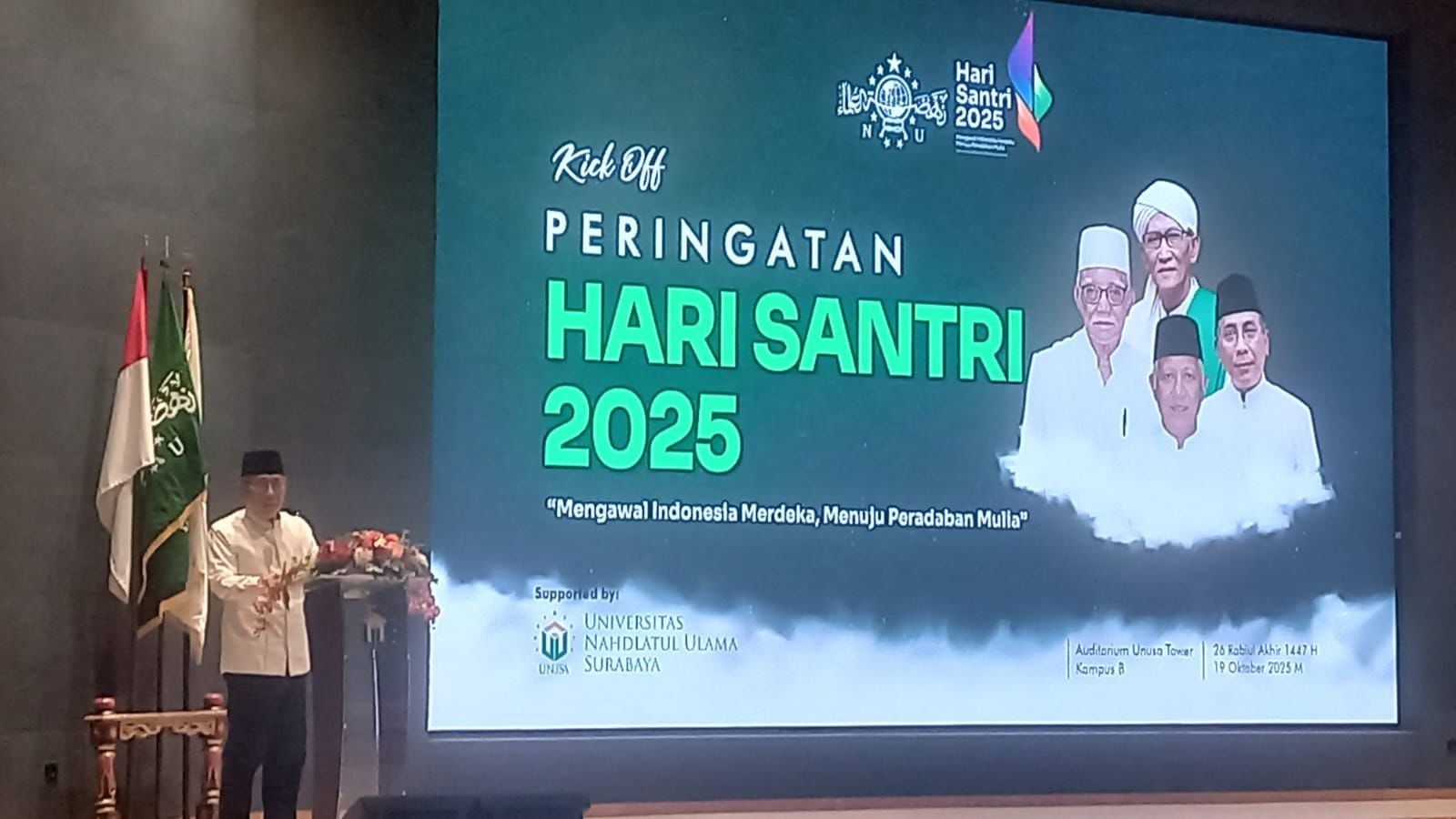 UNUSA Jadi Tuan Rumah Kick Off Hari Santri Nasional 2025