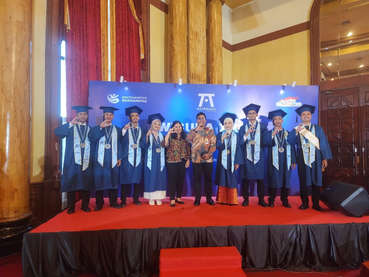Tujuh Mahasiswa Binaan PAMA Diwisuda di Astra Tech, Komitmen Nyata PAMA Dukung Pendidikan Anak Bangsa